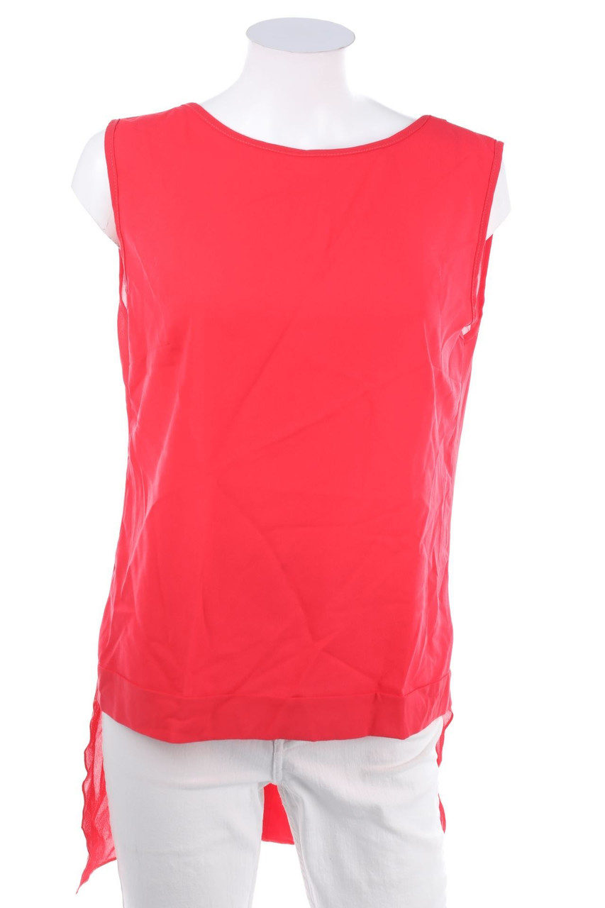 MIA SULIMAN - Vokuhila-Blouse Top with Deep Back Cutout - D 38