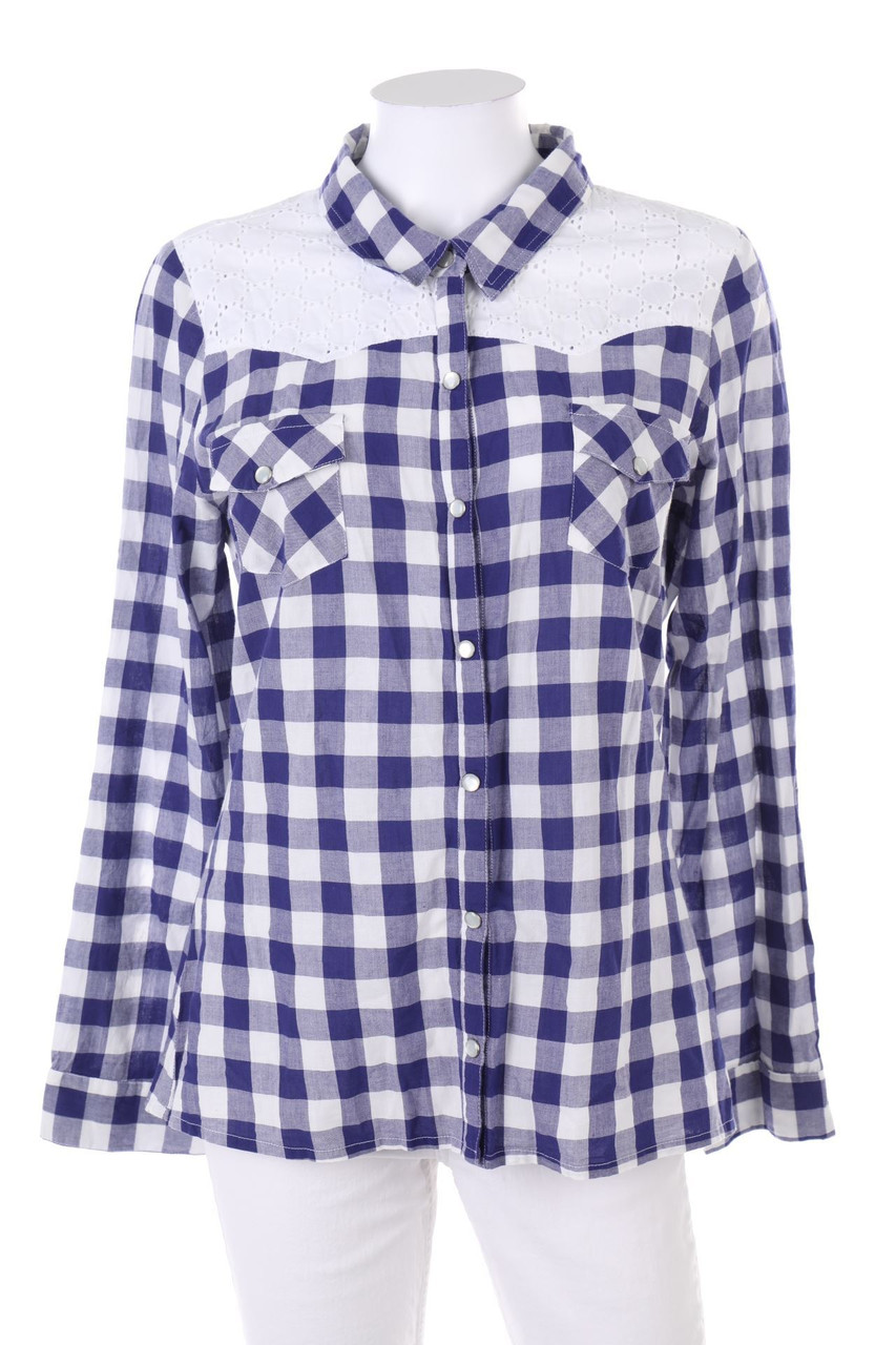 TALLY WEiJL - Shirt Blouse, Checked - D 38