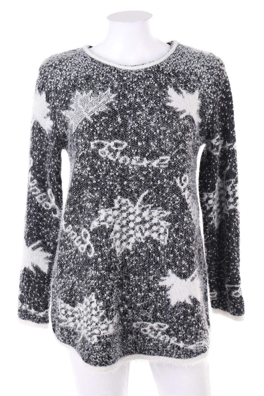 Ohne Label - Strick-Pullover mit Muster - S