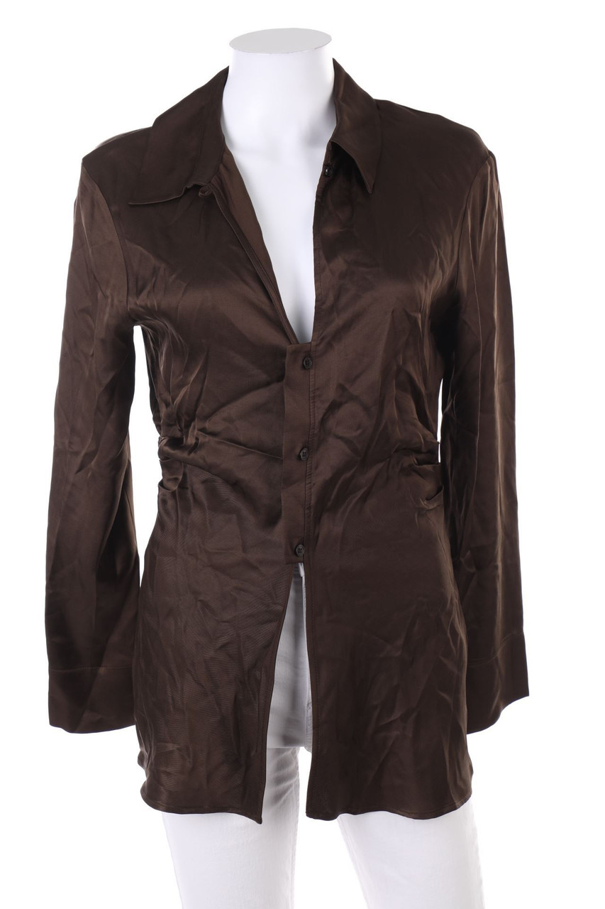 ZARA - Bluse mit Raffungen - S