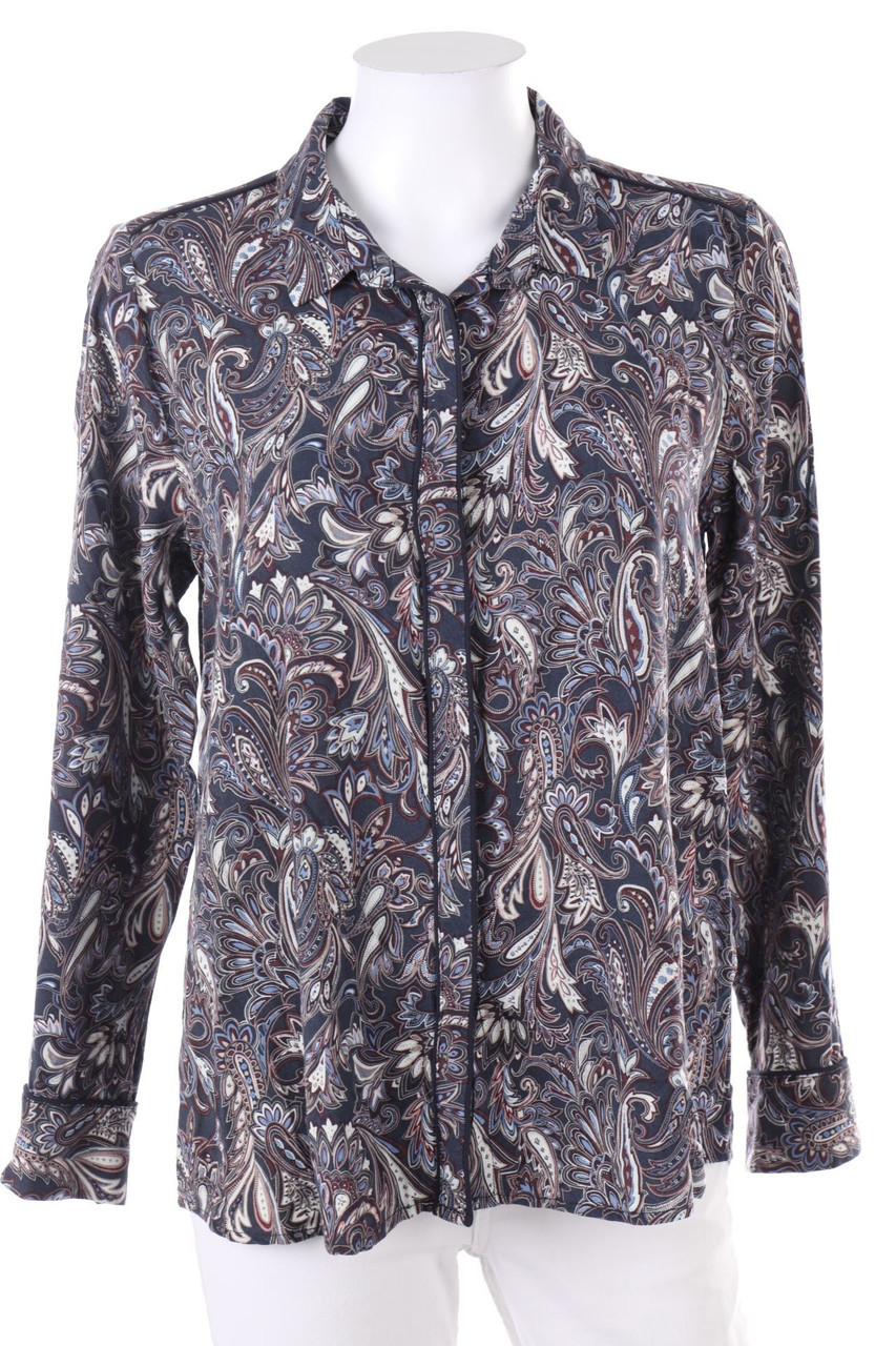 soyaconcept - Hemd-Bluse mit floralem Muster - S