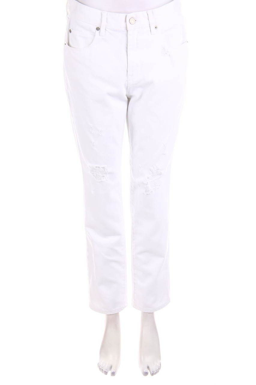 J.CREW - Distressed Straight Cut Jeans - W28