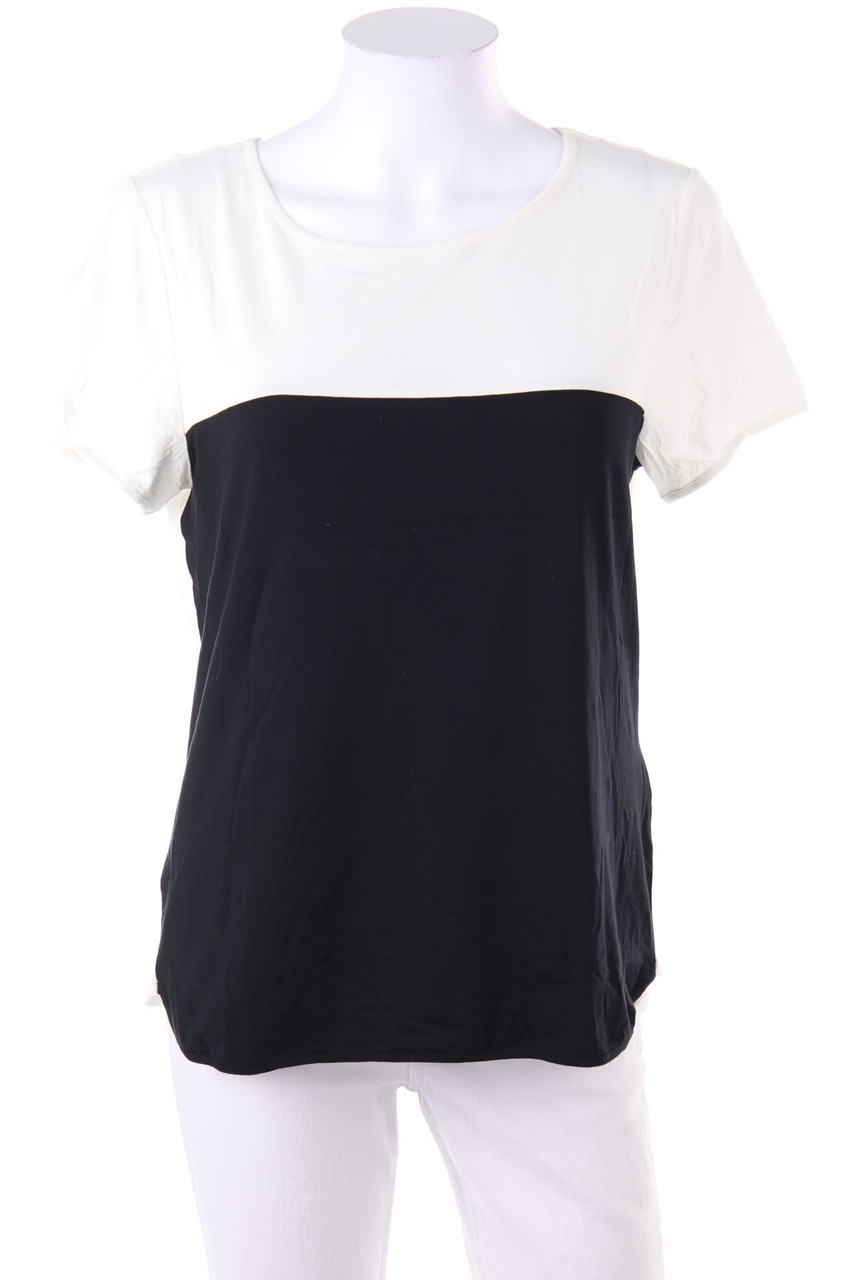 M MADELEINE - Two Tone-Shortsleeve-Shirt, Viscose-blend - D 40