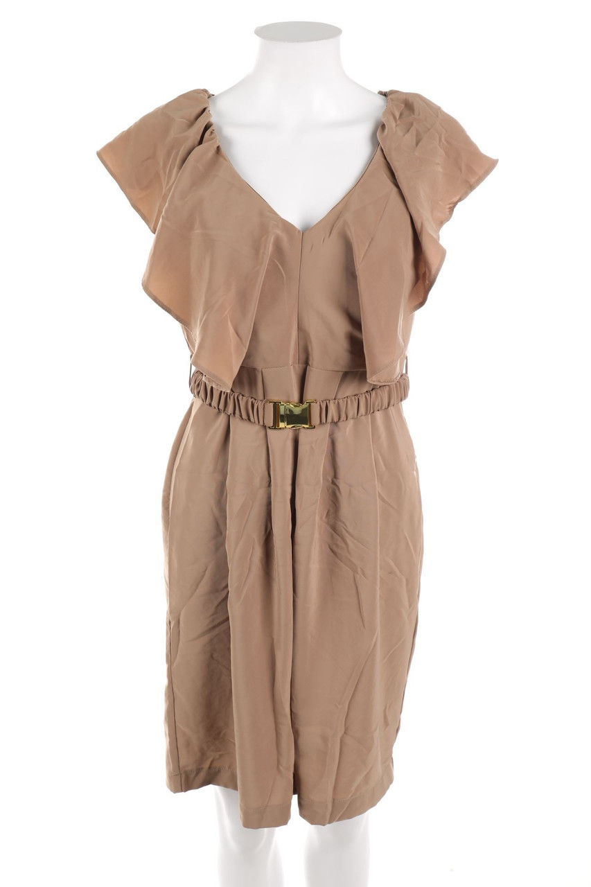 H&M - Volants-Kleid mit Gürtel - D 38