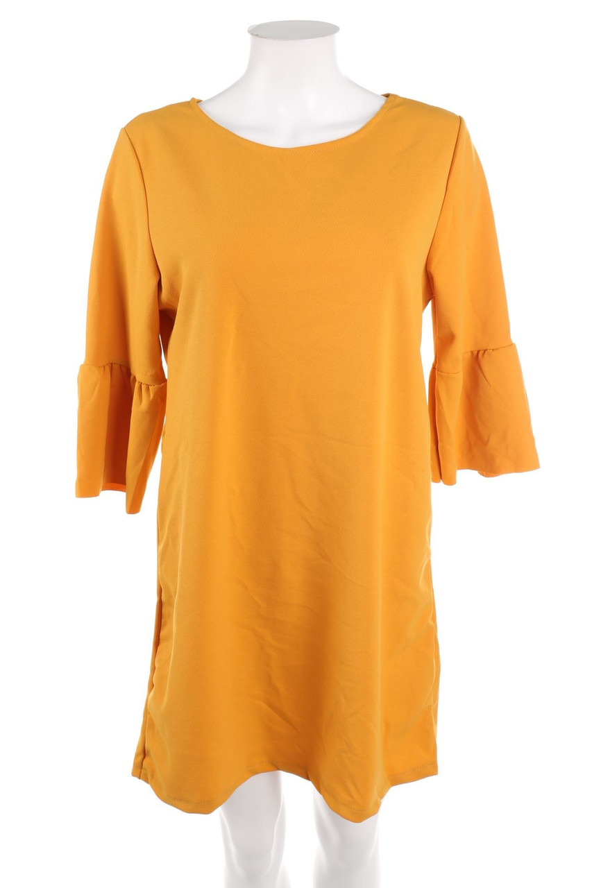 zebra - Kleid mit 3/4-Ärmel mit Raffungen - L