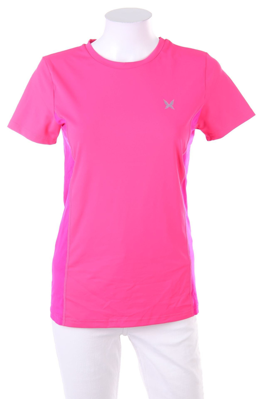 KARI TRAA - Sport-Shirt with Logo-Print - M