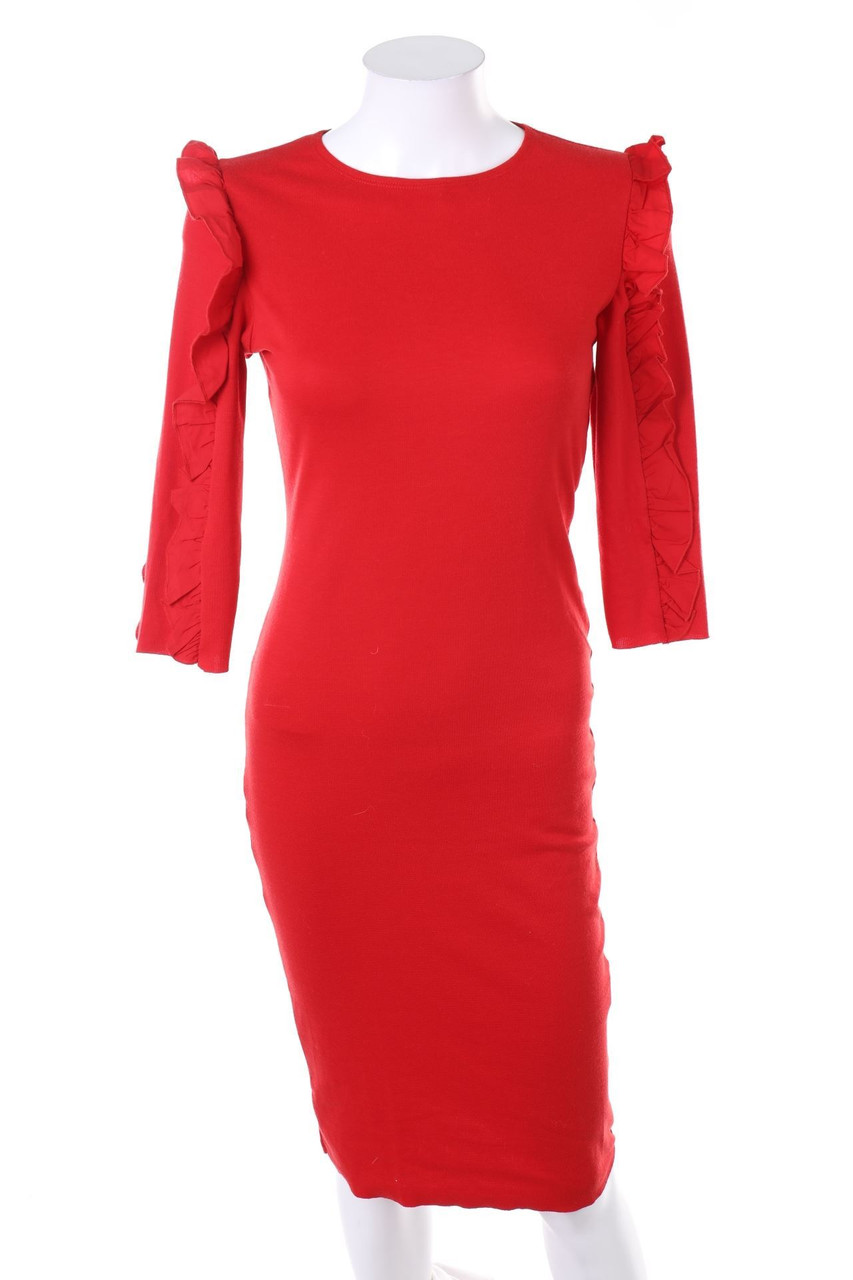 ZARA TRF - Abendkleid mit Rüschen - S