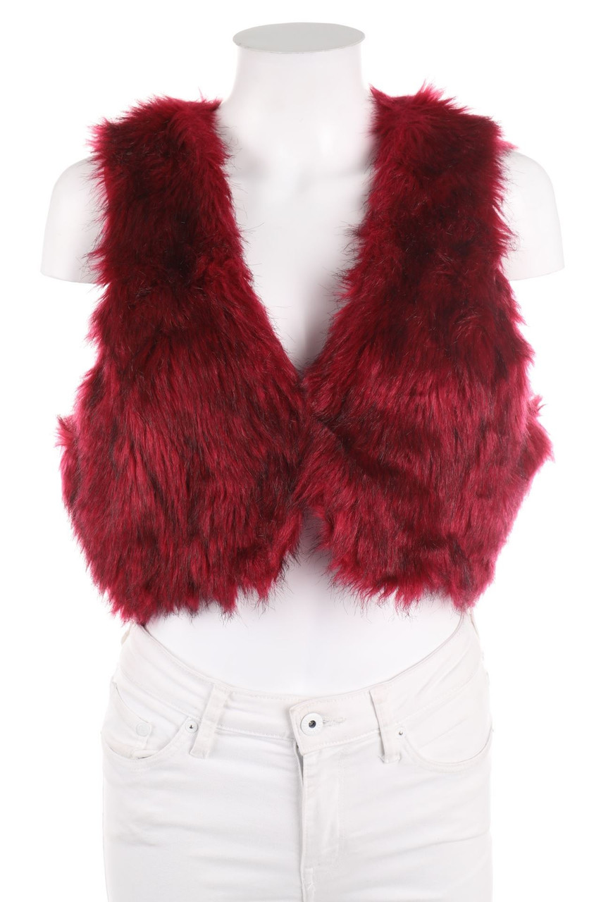 TALLY WEiJL - Cropped-Fake Fur-Weste - D 40