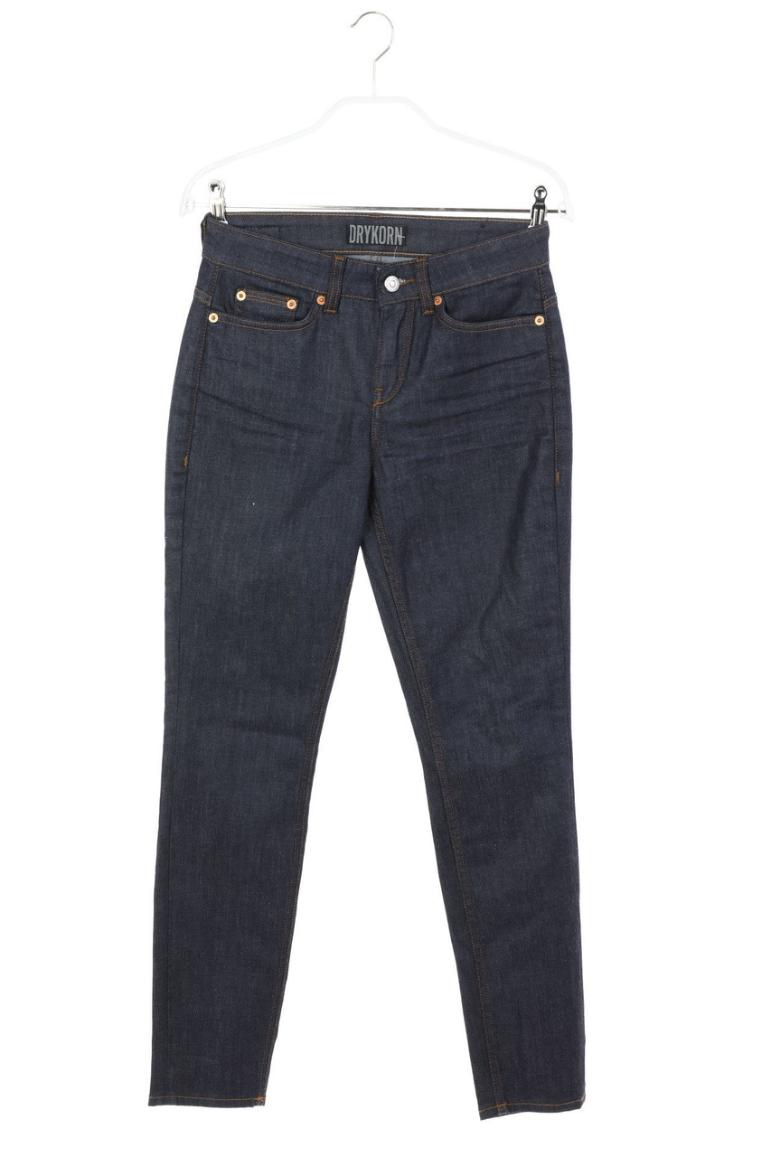 DRYKORN - Dark Denim Skinny-Jeans - W27