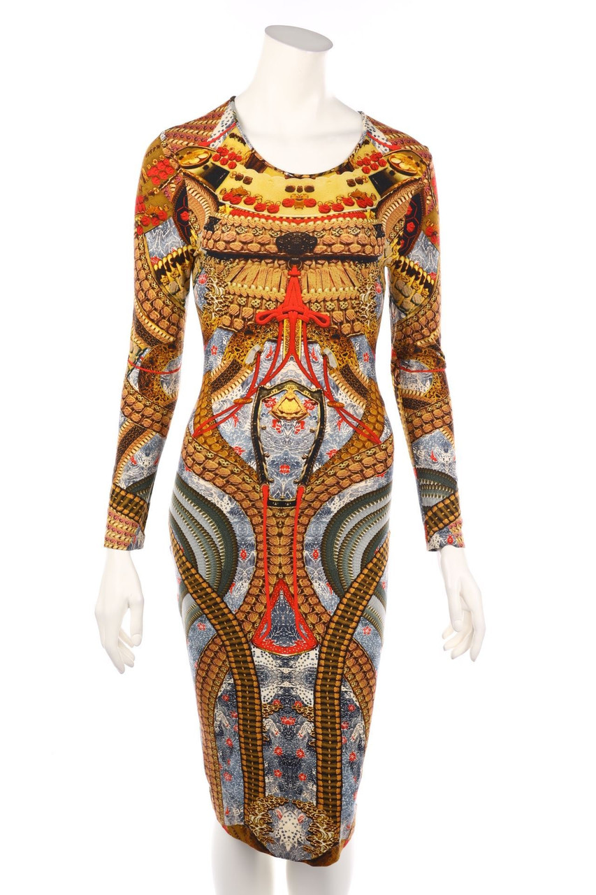 ALEXANDER MCQUEEN - dress, Jersey with Print - D 34