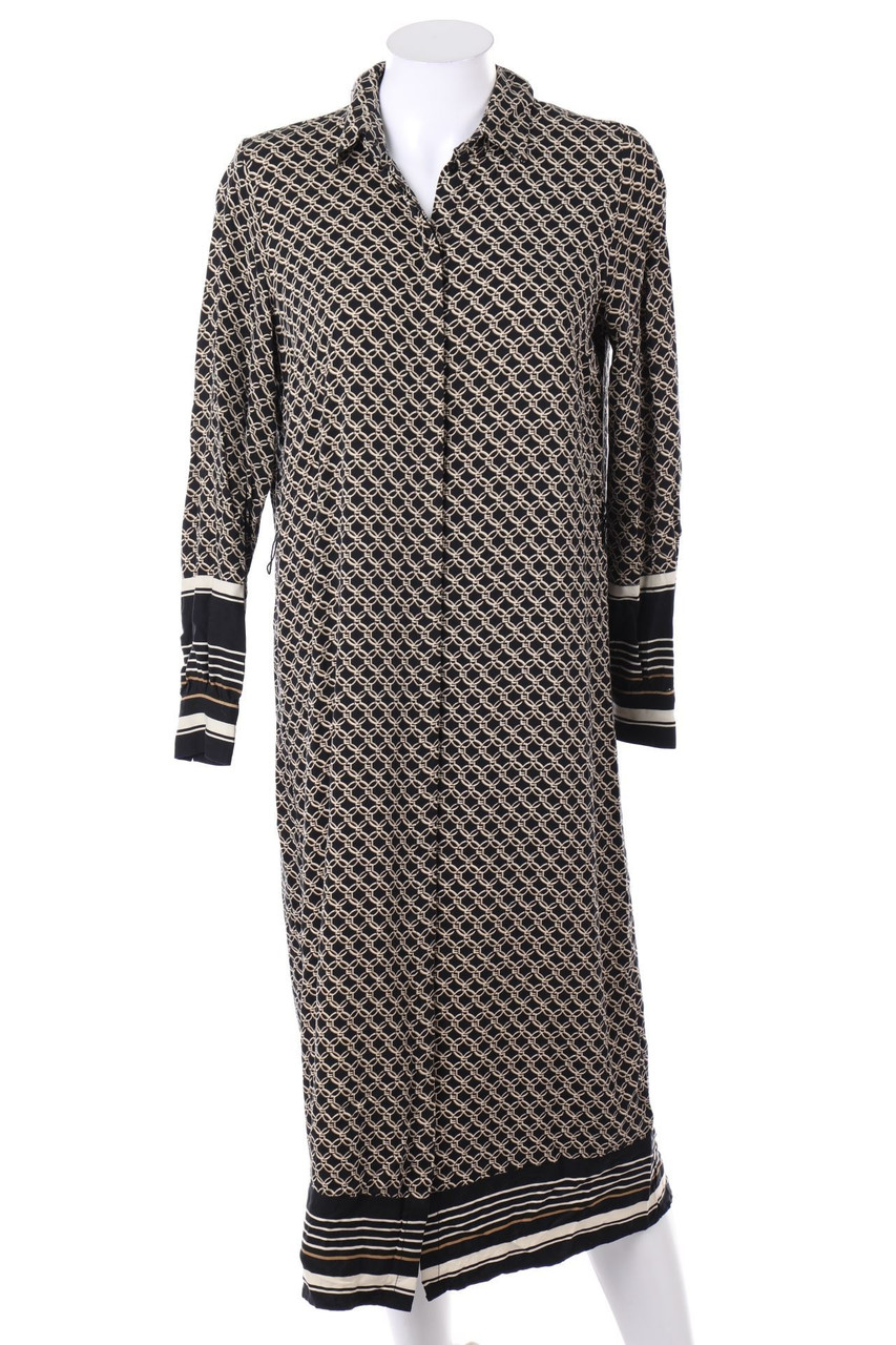 H&M - Blusenkleid mit Print - D 34