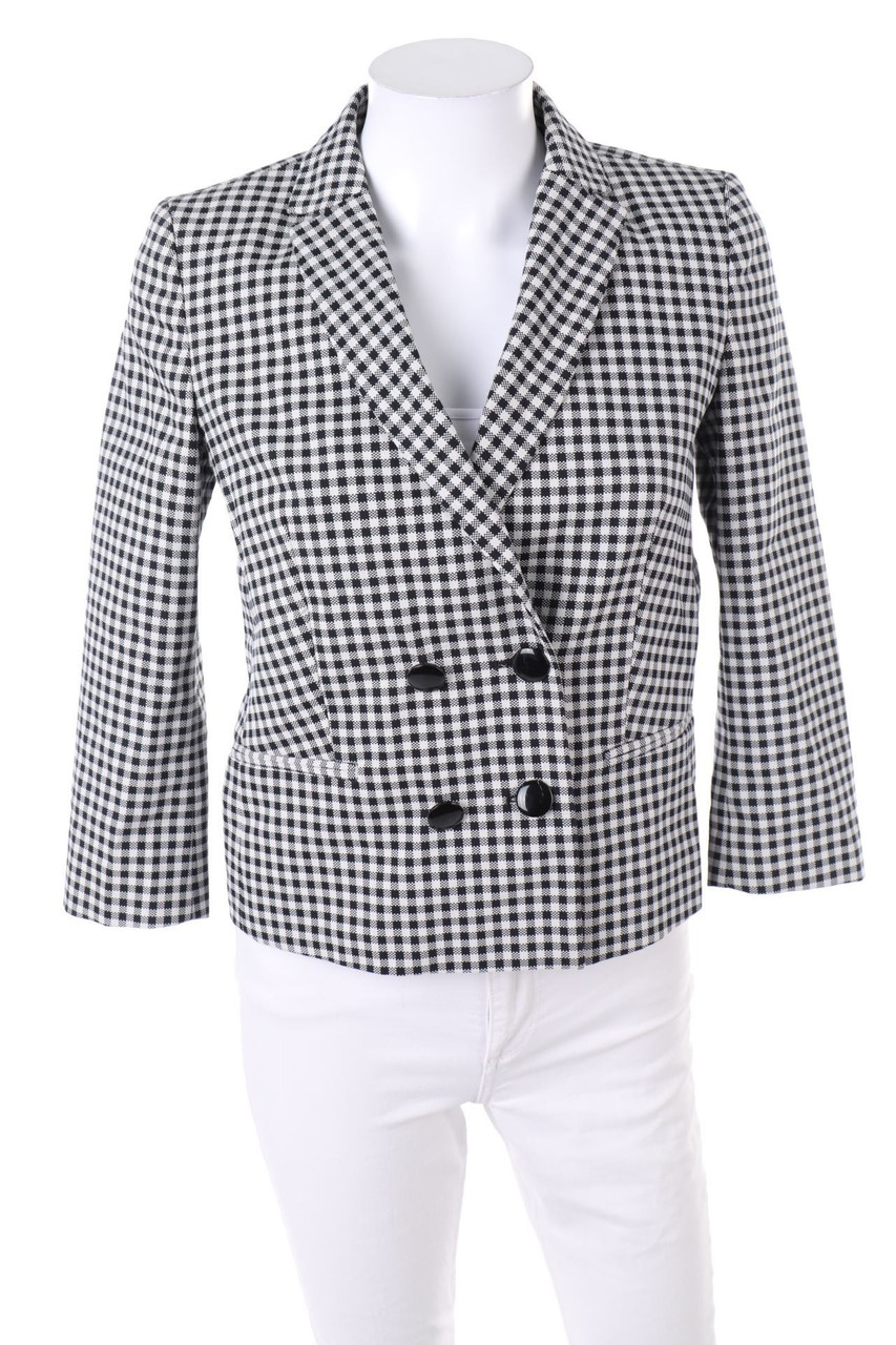 SISLEY - Blazer mit Karo-Muster - D 36