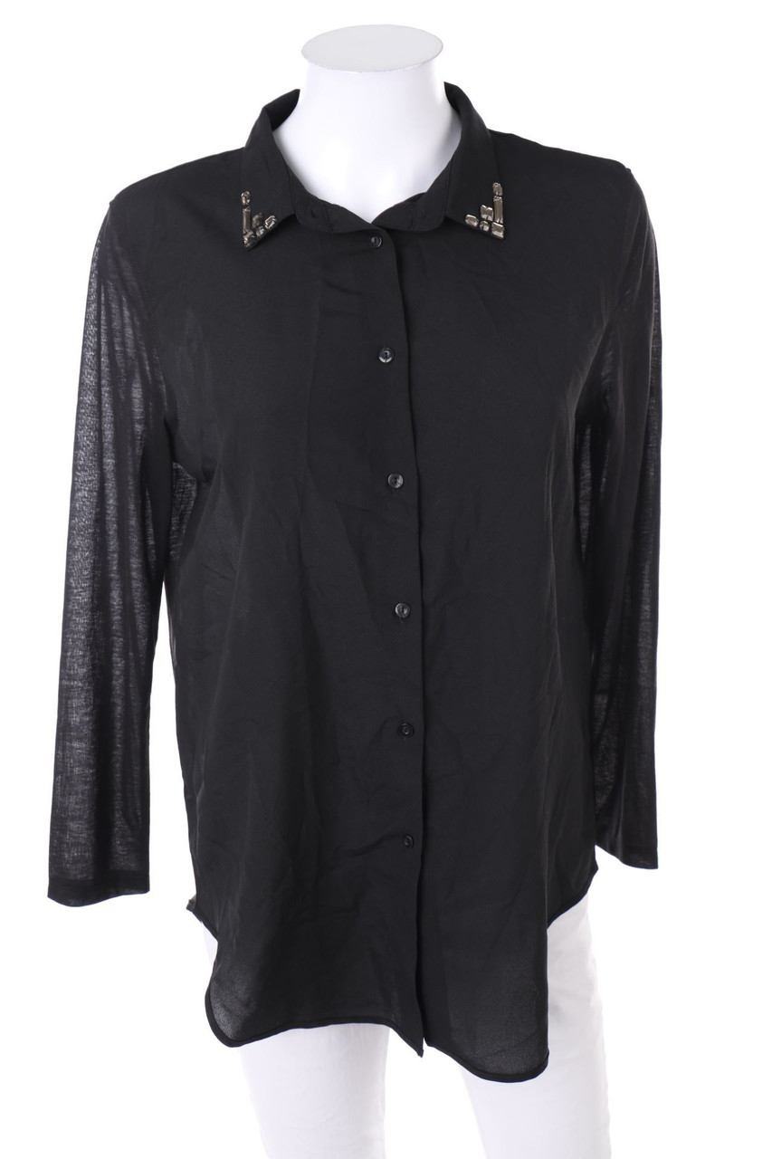 H&M - Hemd-Bluse mit Perlen - XS