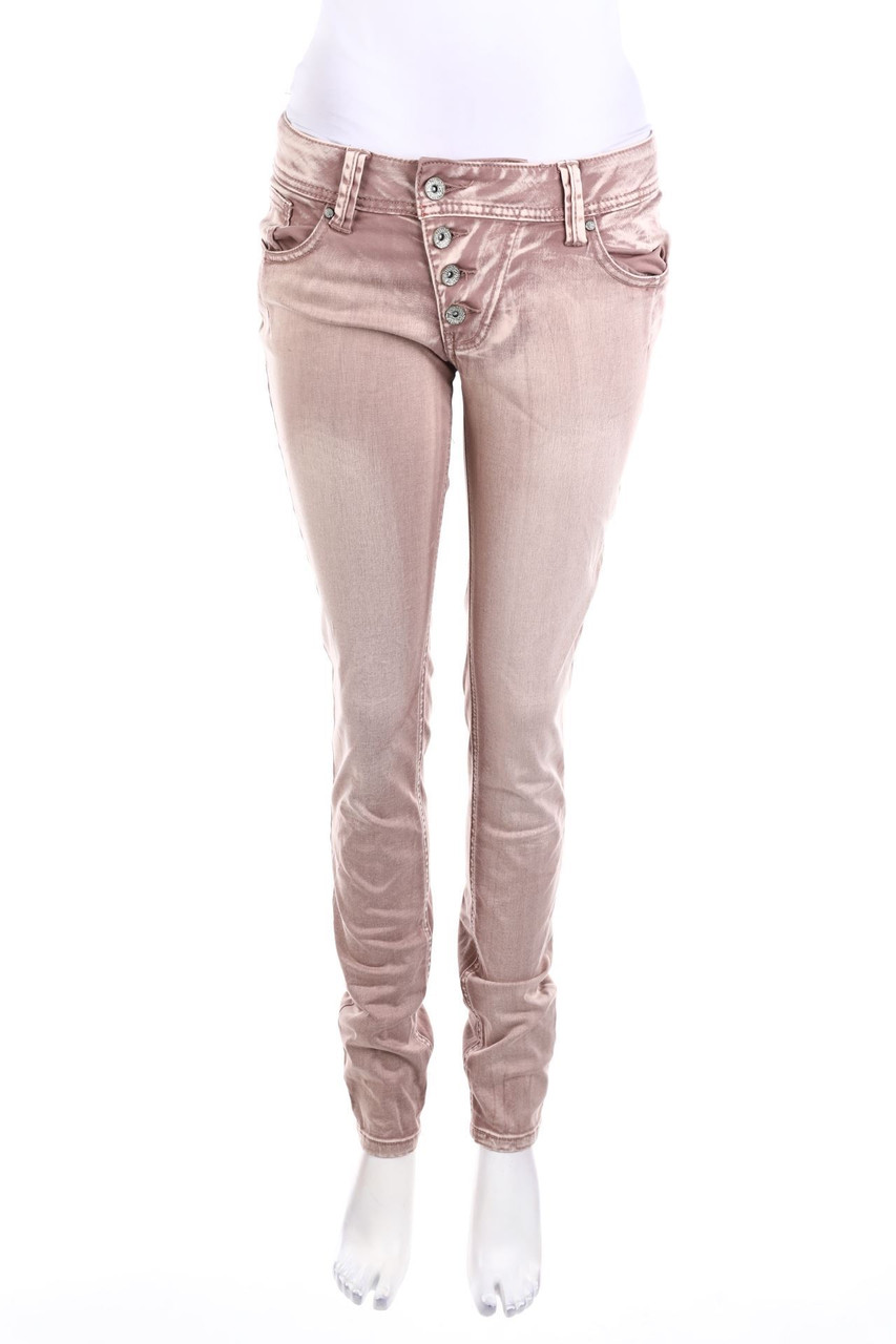 Buena Vista - Distressed Skinny-Jeans mit Logo-Applikation - S