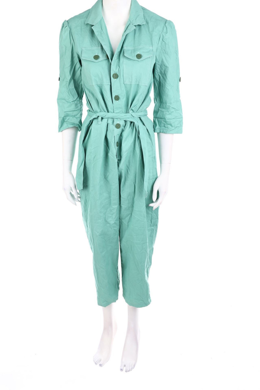 No Label - Basic-Jumpsuit with Belt - S
