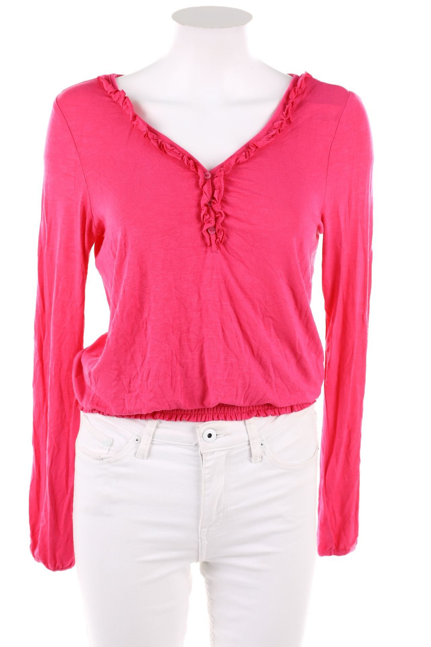 VERO MODA - Bluse mit Smok-Details - S