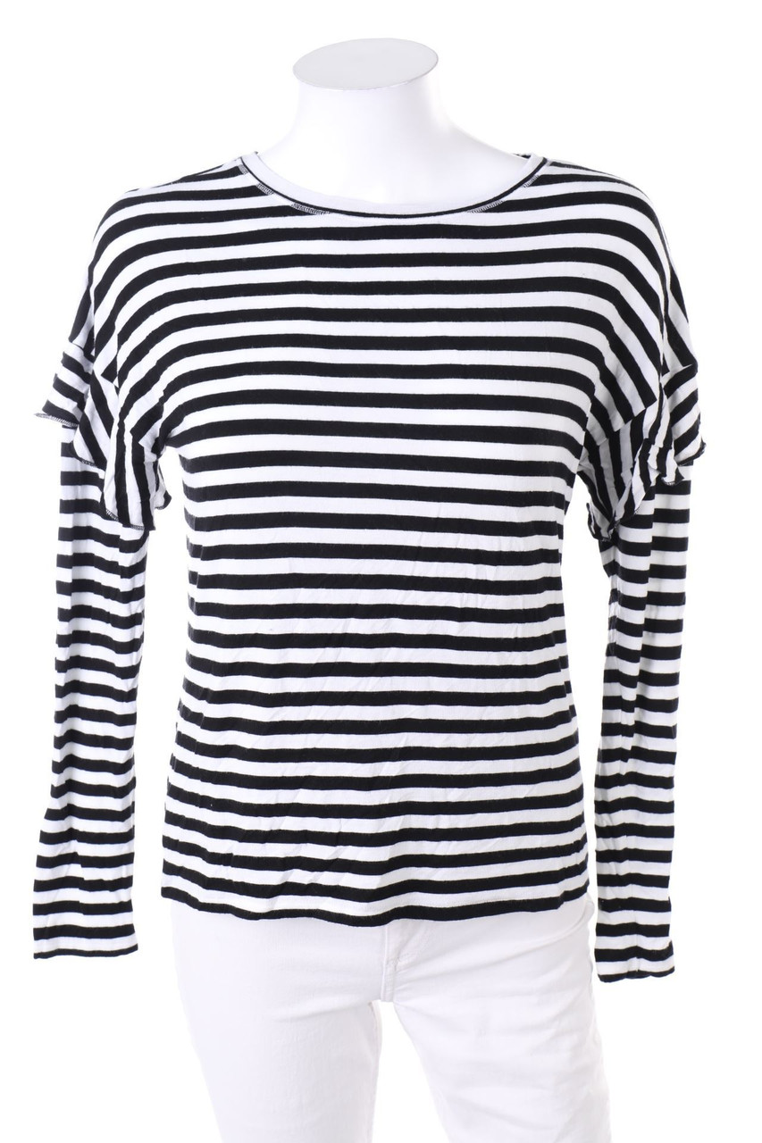 Q/S designed by s.Oliver - Longsleeve-Shirt with Volants - S