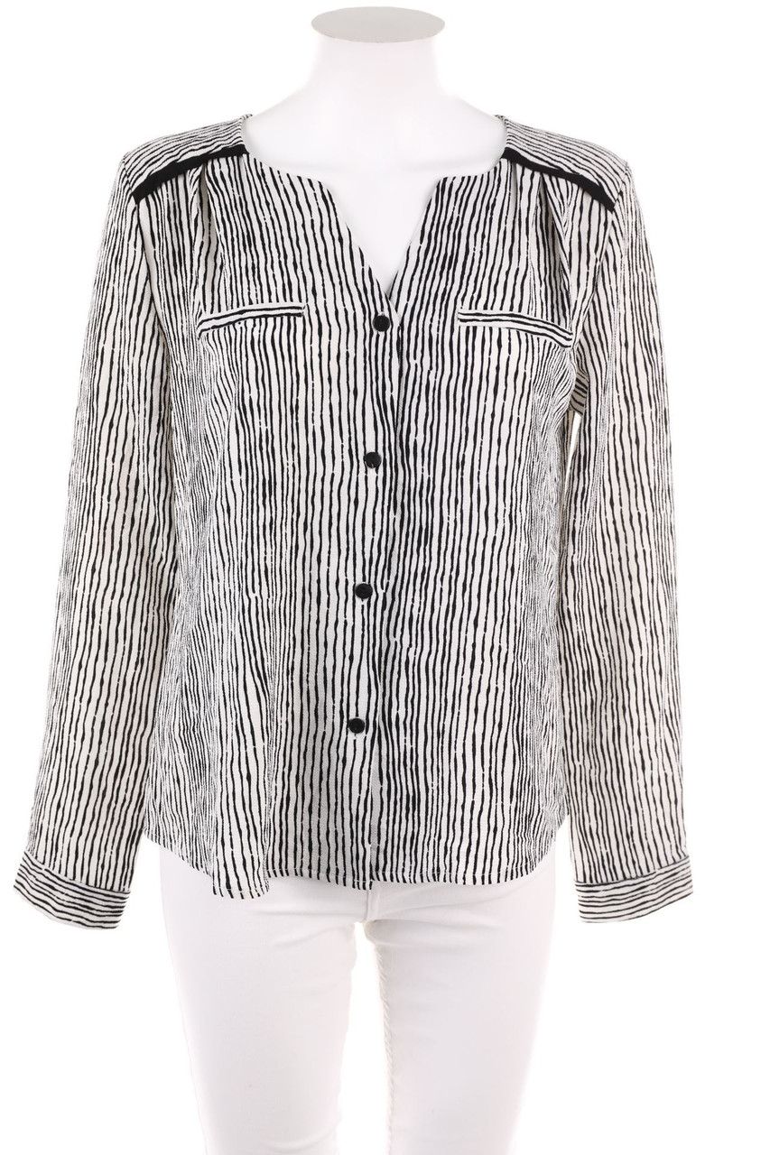 No Label - Blouse with Print - D 34-36