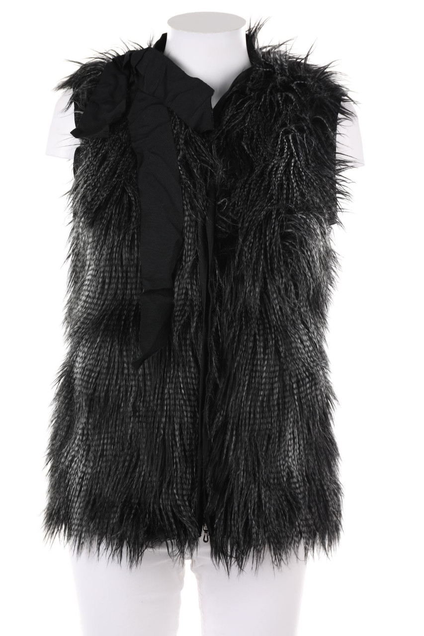 H&M - Fake Fur-Weste - D 36