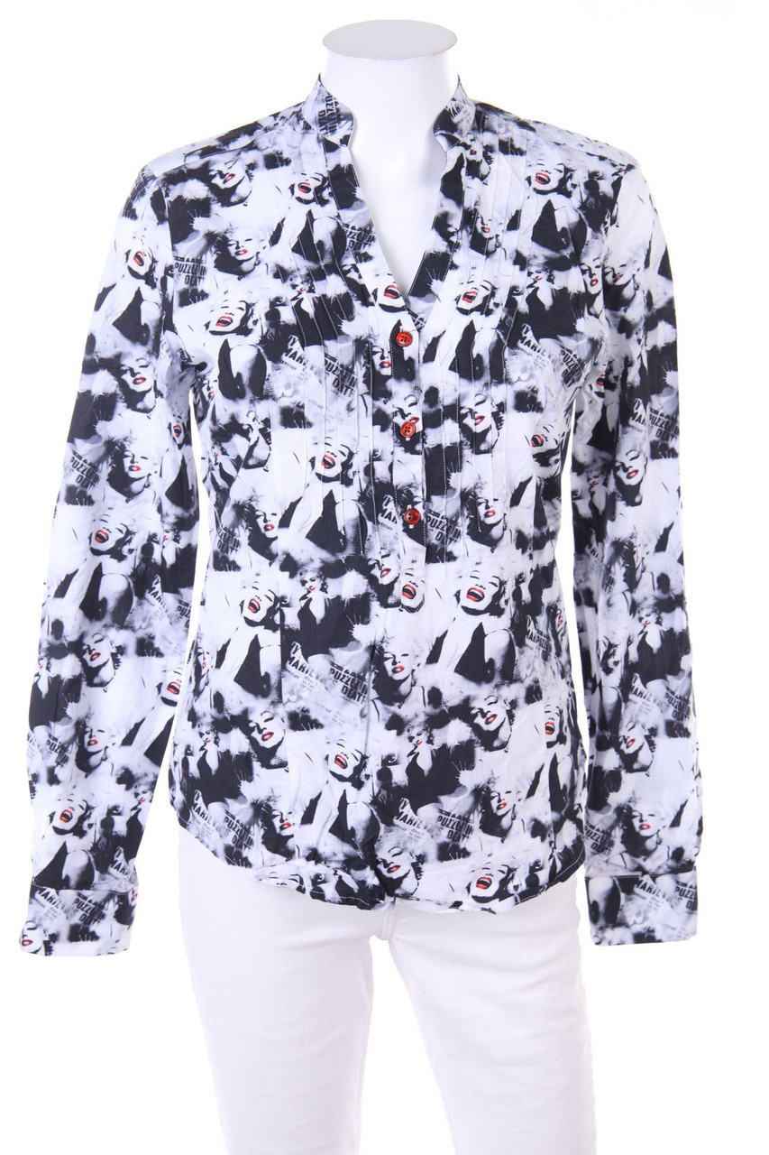 SECONDHAND - Tunic Blouse with Pin-tucks - M