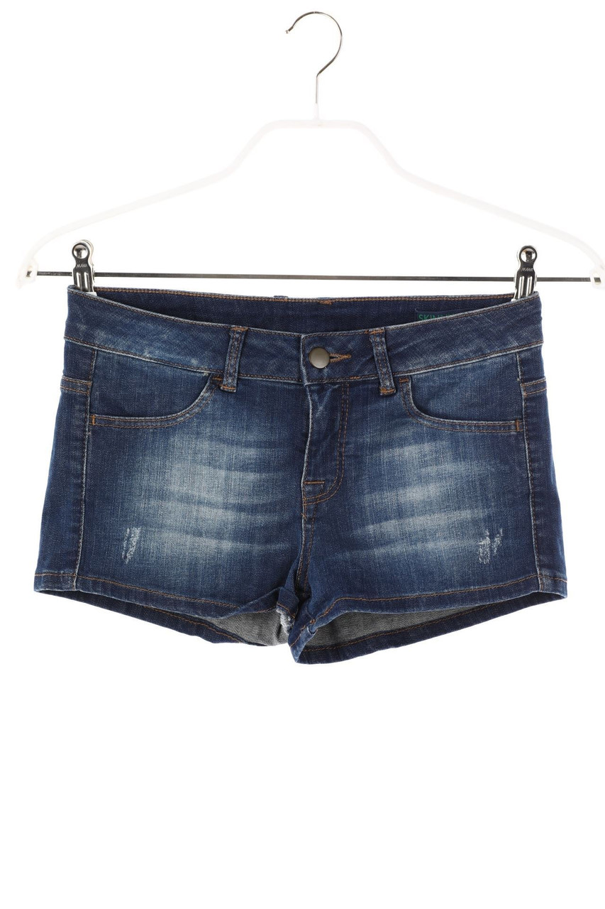 BENETTON JEANS - Used Look Denim Shorts - W27