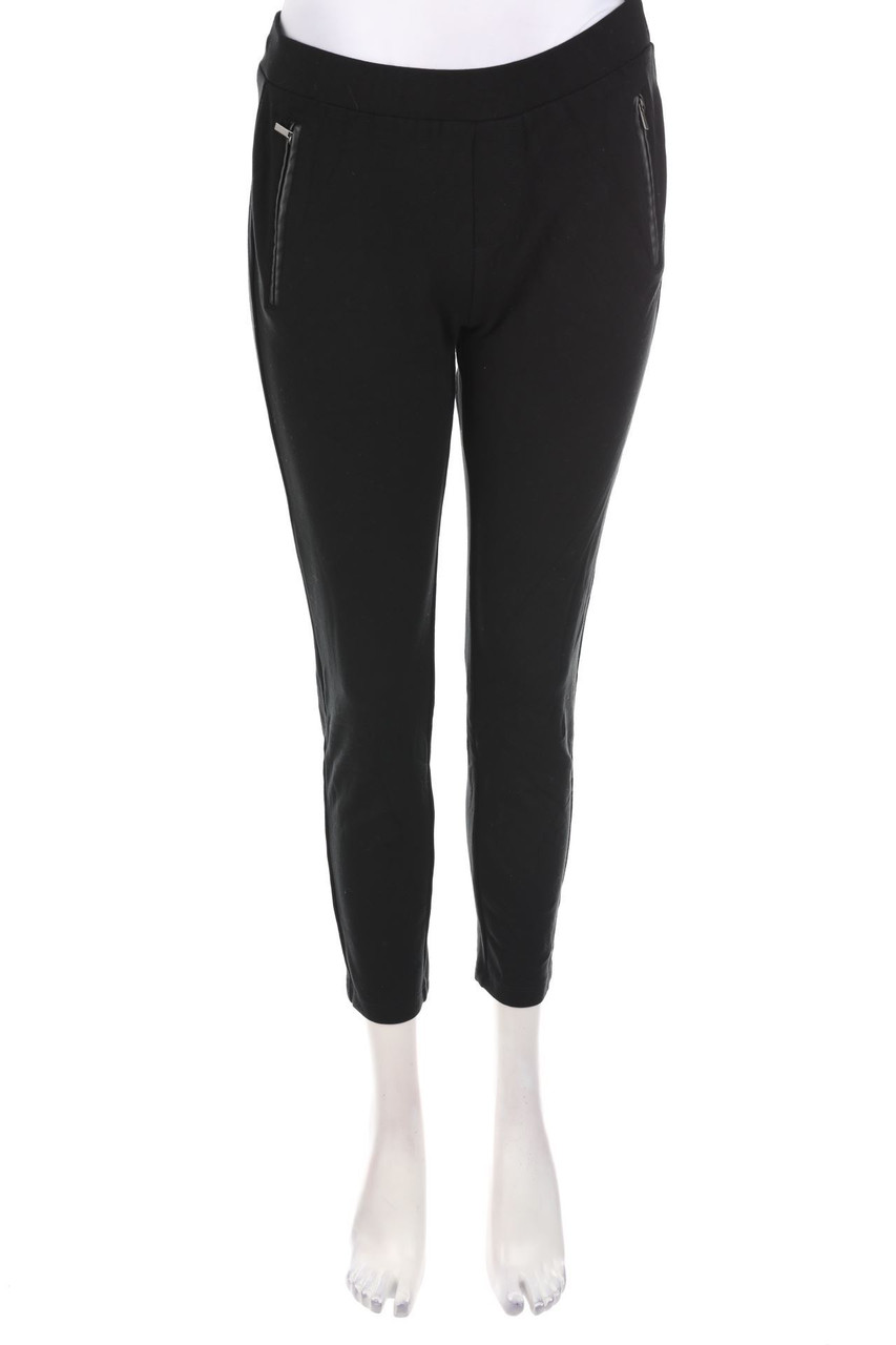 Yessica by C&A - Leggings mit Kunstleder-Details - D 40