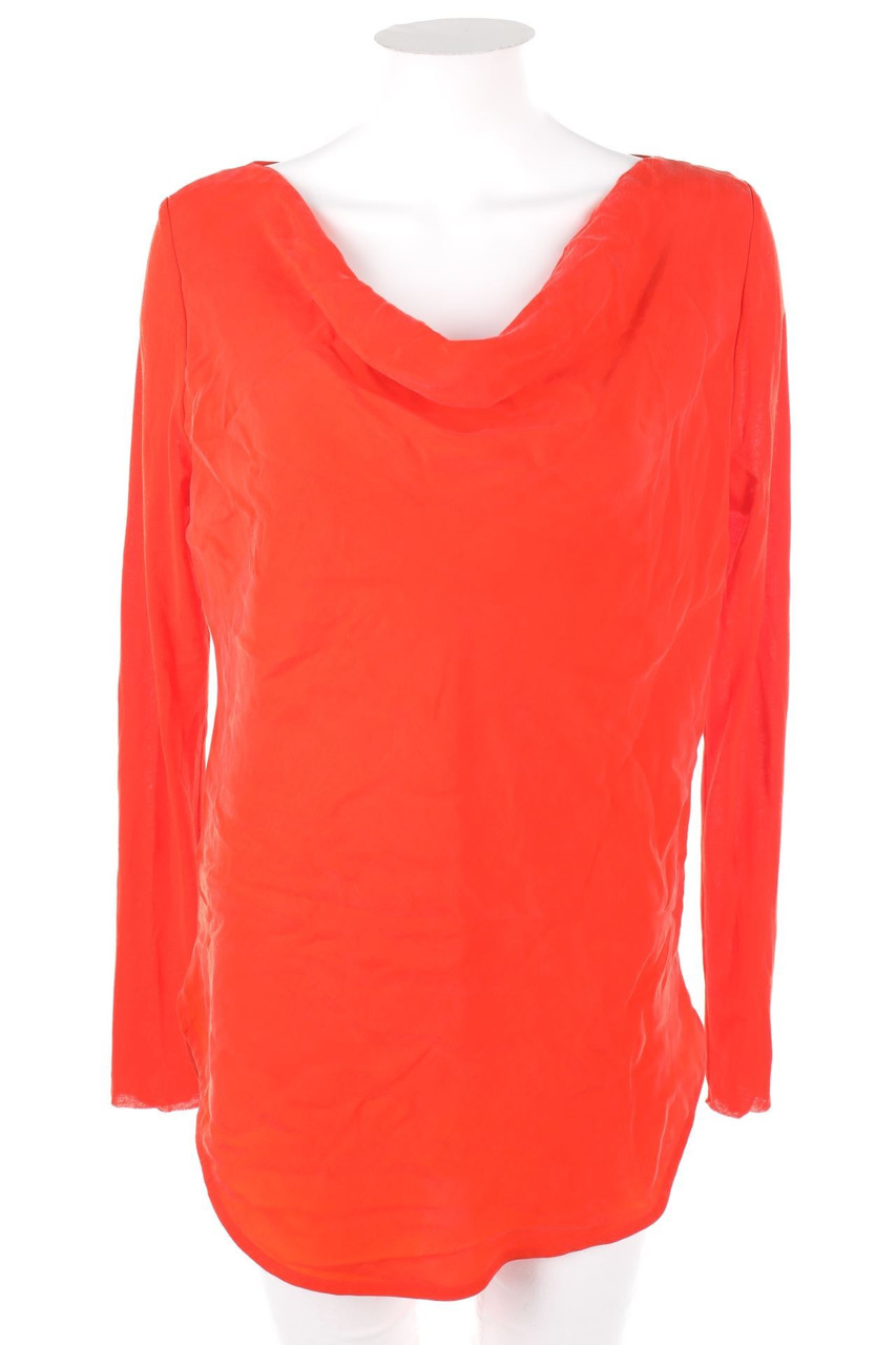 COS - Tunika-Bluse mit Wasserfall-Ausschnitt - D 40