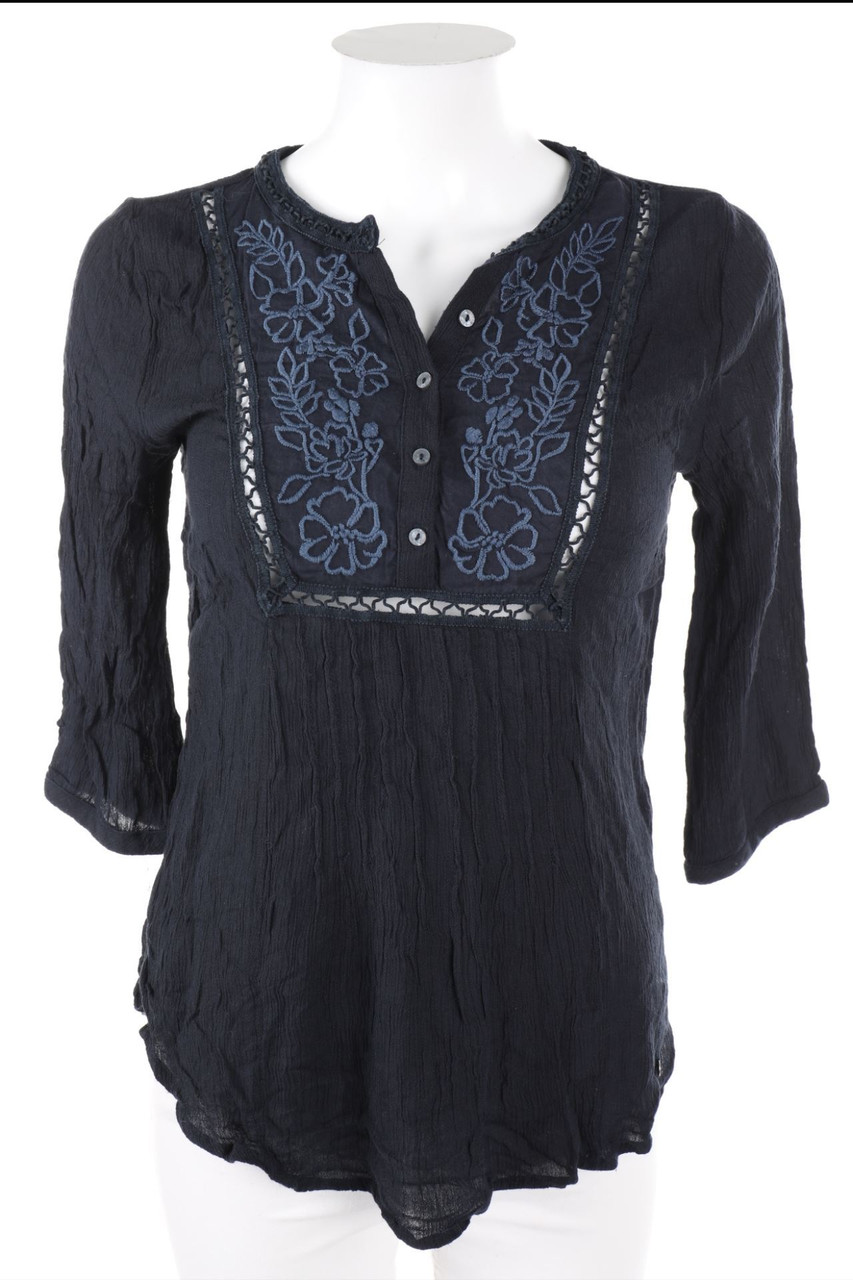 Abercrombie & Fitch - Tunic Blouse with Embroideries - XS