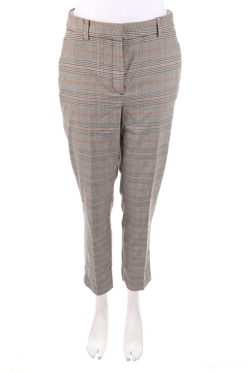 H&M - Chino-Hose mit Karo-Muster - D 36