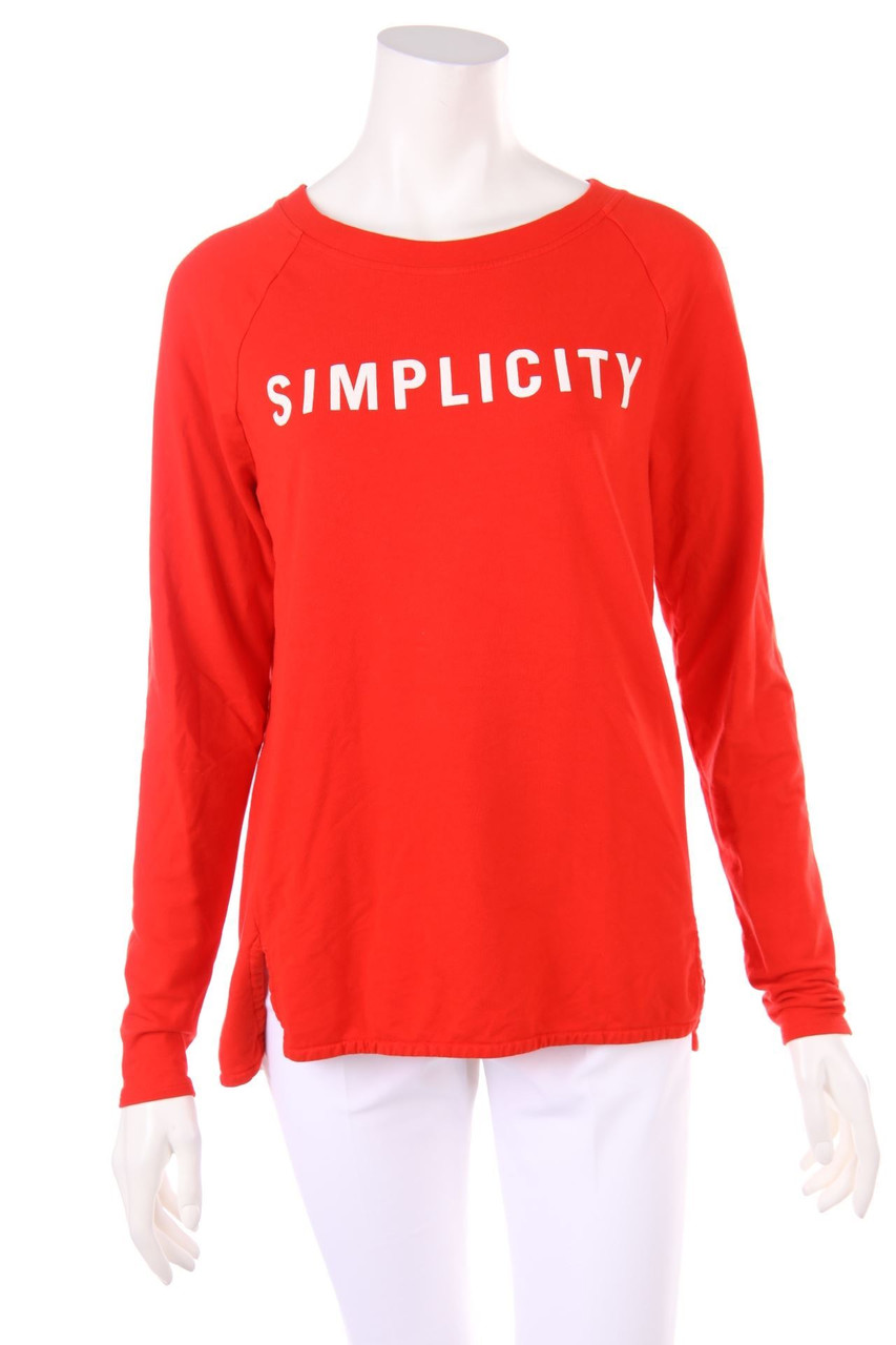 Marc O´Polo - Oversize-Longsleeve-Shirt with Statement Print - M