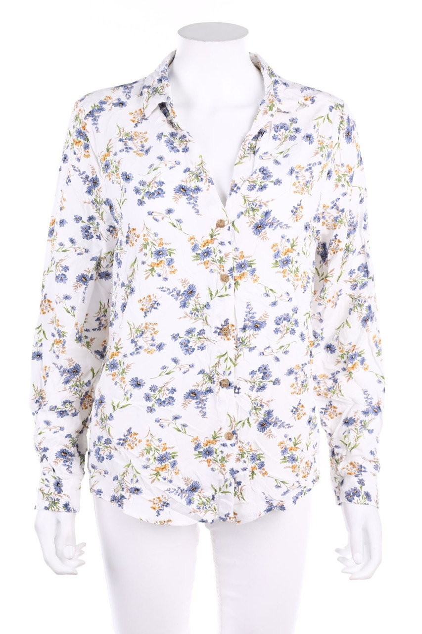 Chicorée - Blouse with Flower Print - L