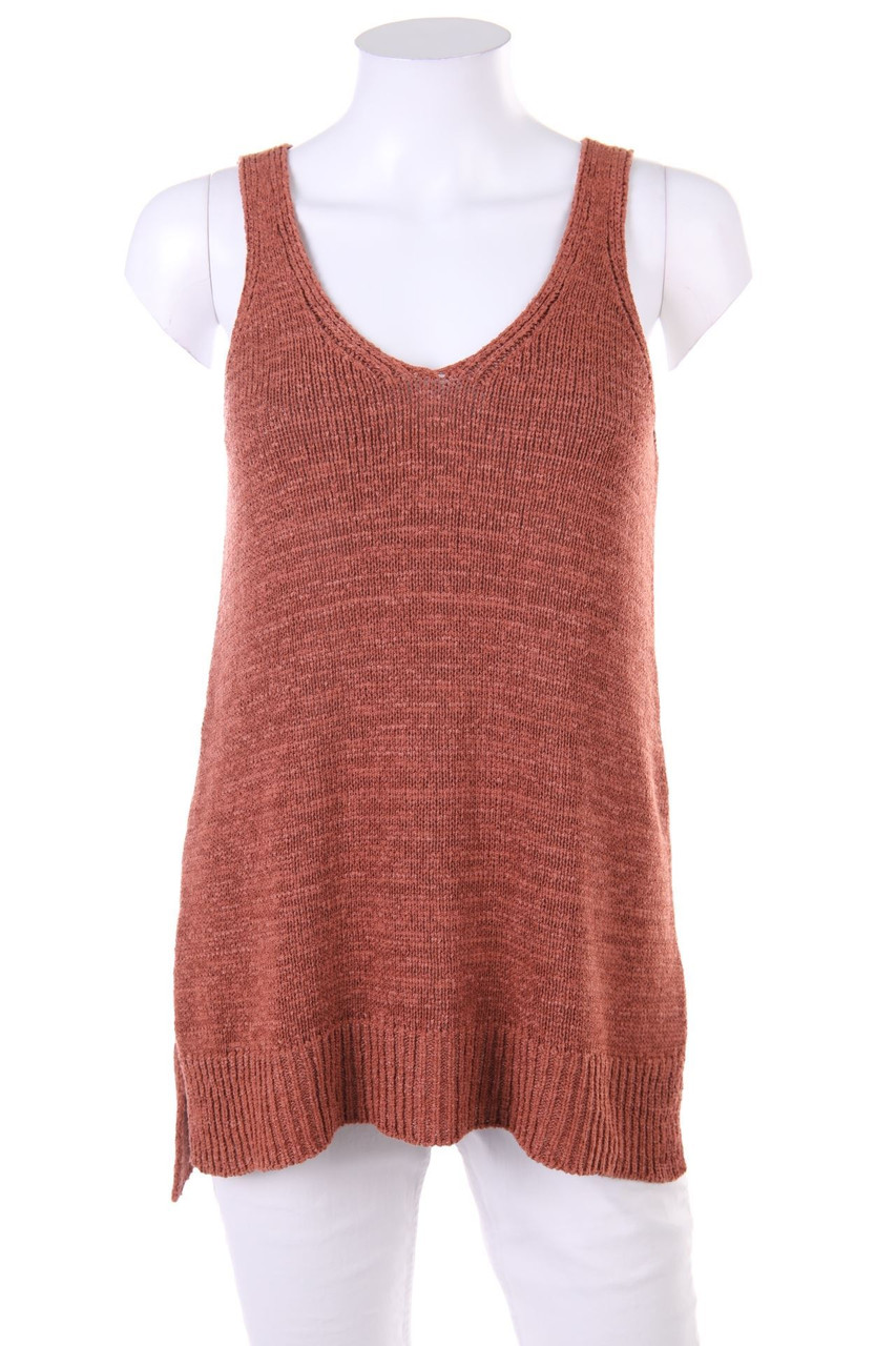 LINDEX - Knit Top with Slit - S