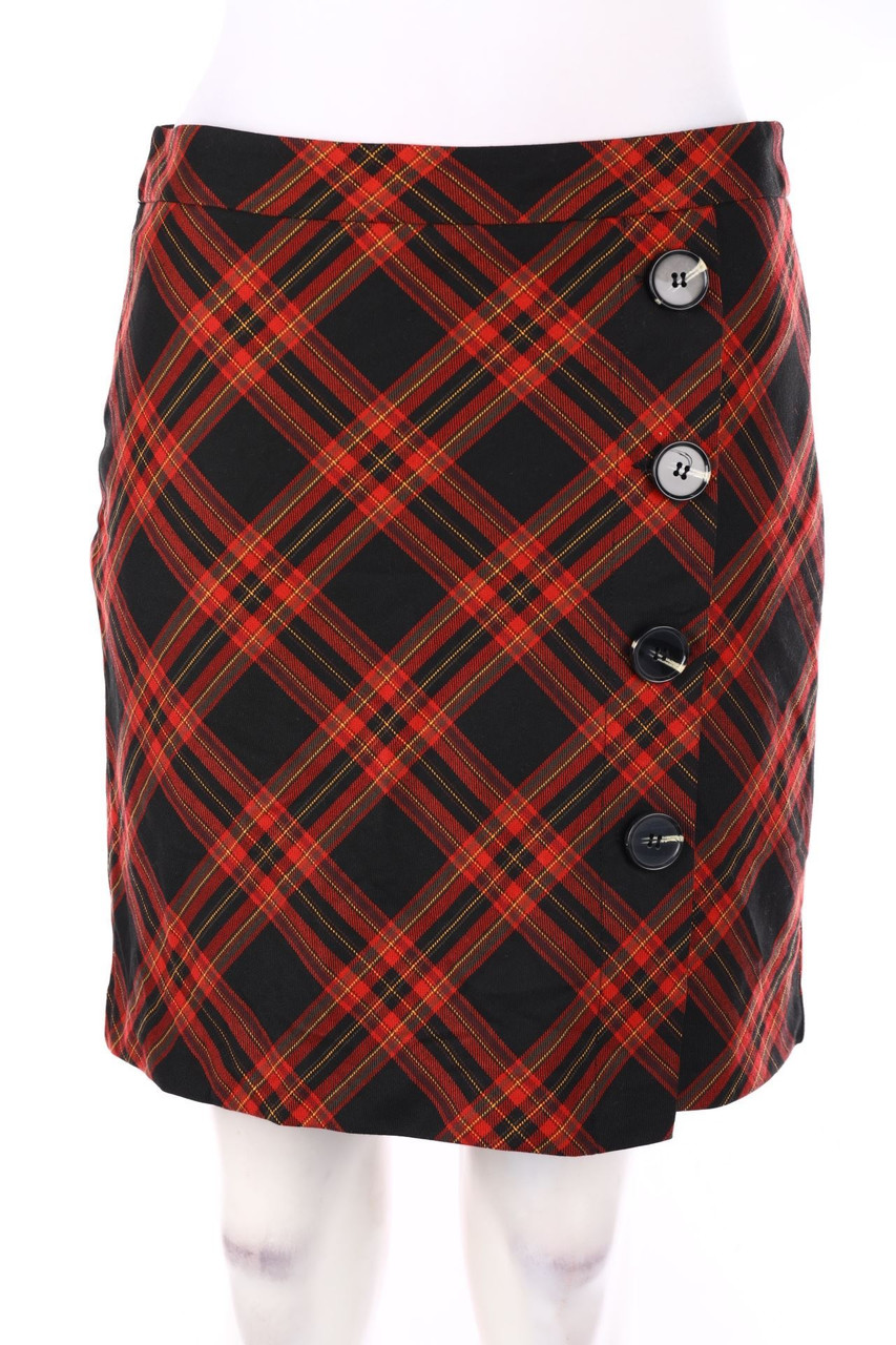 orsay - Minirock mit Karo-Muster - D 38