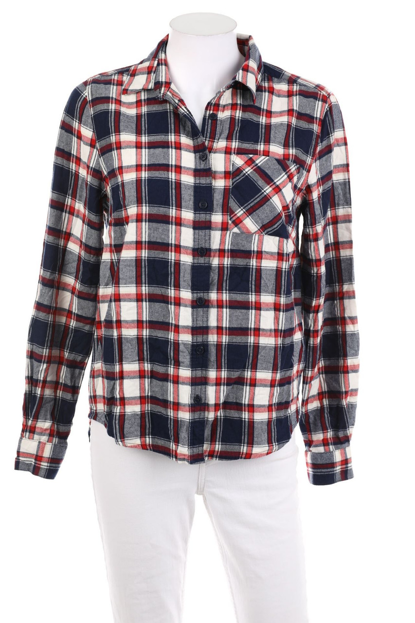 NEW LOOK - Hemd-Bluse mit Karo-Muster - D 32