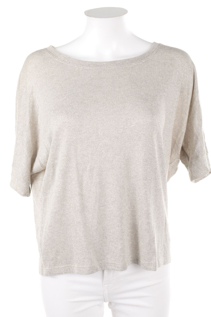 FOREVER 21 - Batwing-Shirt mit Glitzer - M