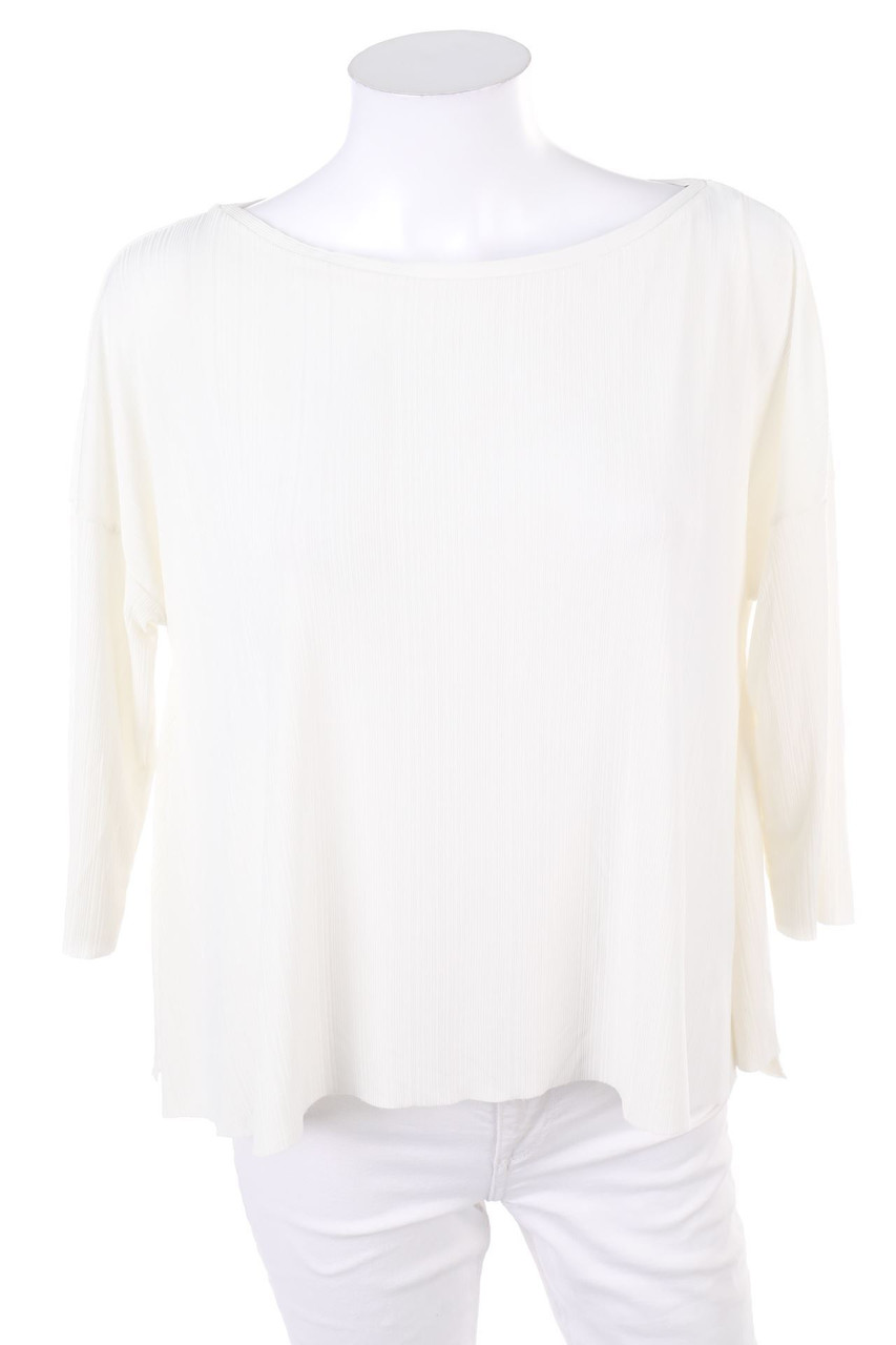 ZARA - 3/4-Arm-Shirt mit überschnittener Schulter - S