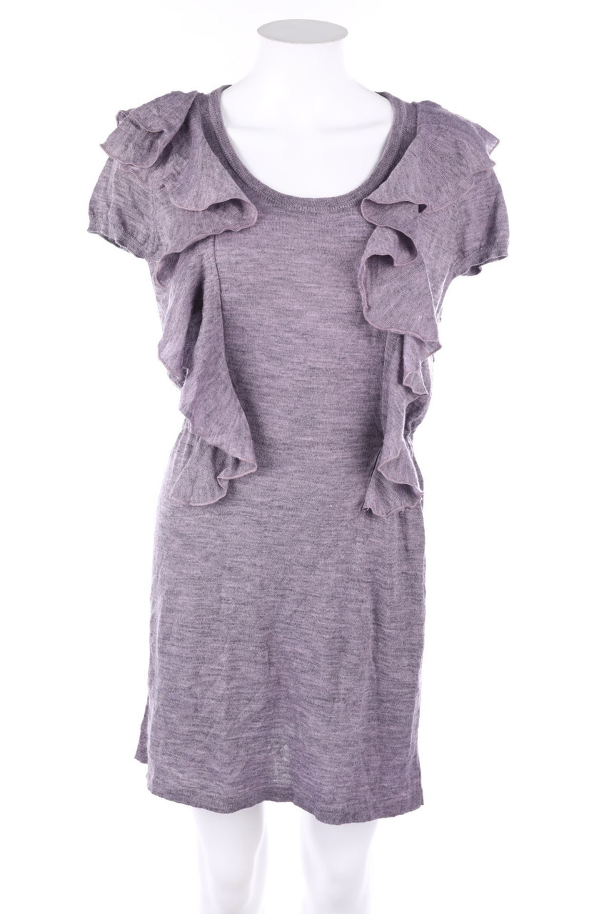 PLAY LIFE - Volants-Dress with Alpaca - M