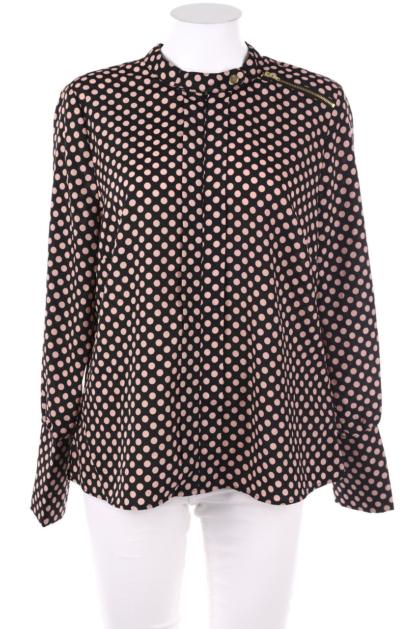 Sarah Kern - Tunic Blouse with Dots with Zipper Closure - D 42