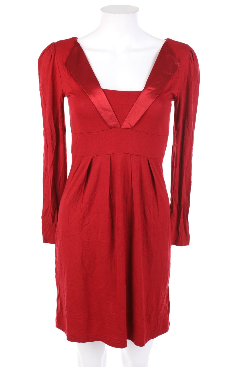 bonprix collection - Abend-Strickkleid mit tiefem Ausschnitt - D 32-34