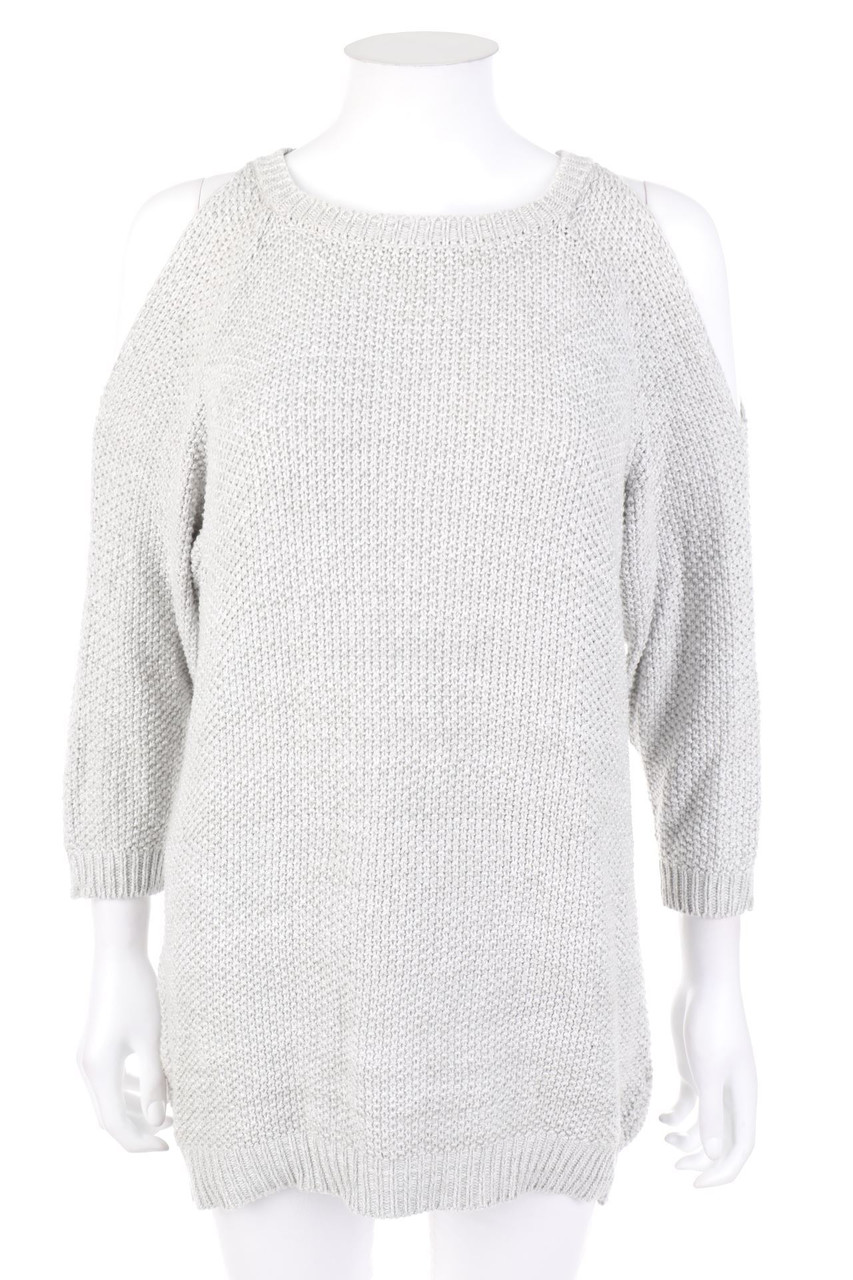 Bershka Knitwear - Cold-Shoulder-Pullover - S
