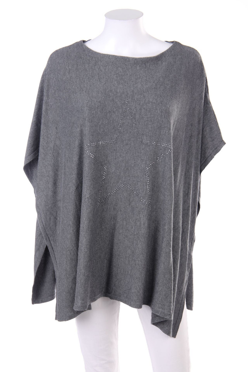 CANDA by C&A - Poncho mit Strass-Steinen - S