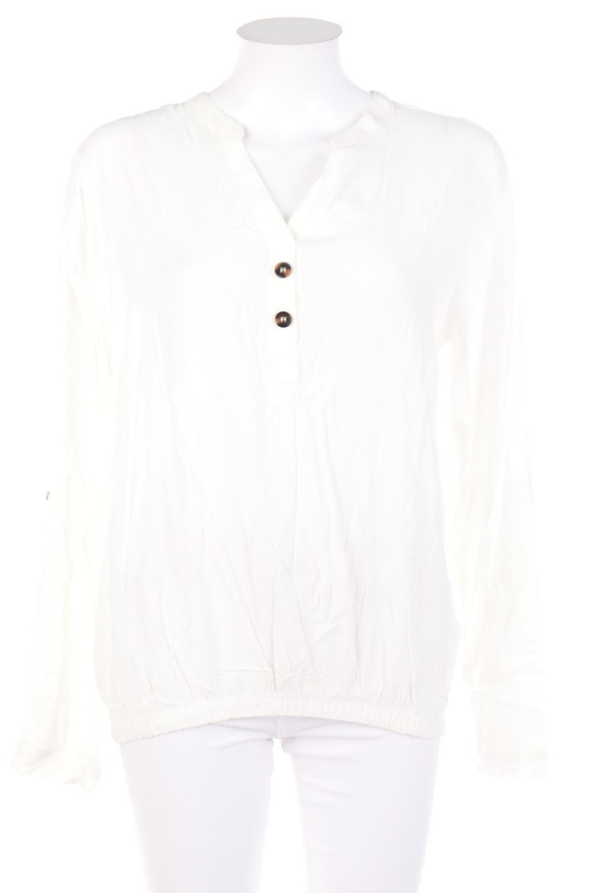 BROADWAY - Bluse mit Krempel-Ärmeln - M