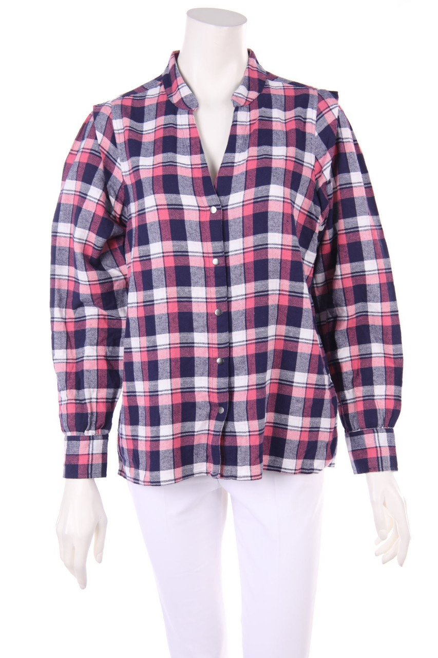 Maison 123 - Blouse, Checked - D 38