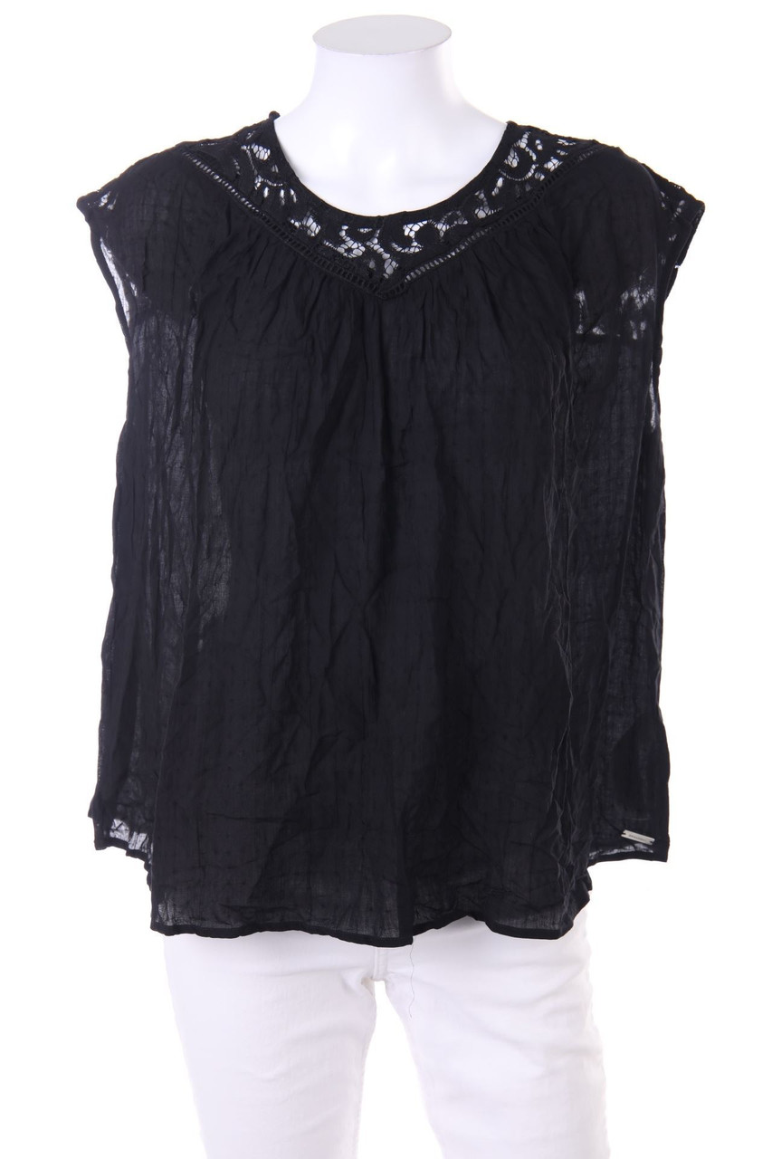 BROADWAY - Blusentop mit Spitzen-Einsatz - M