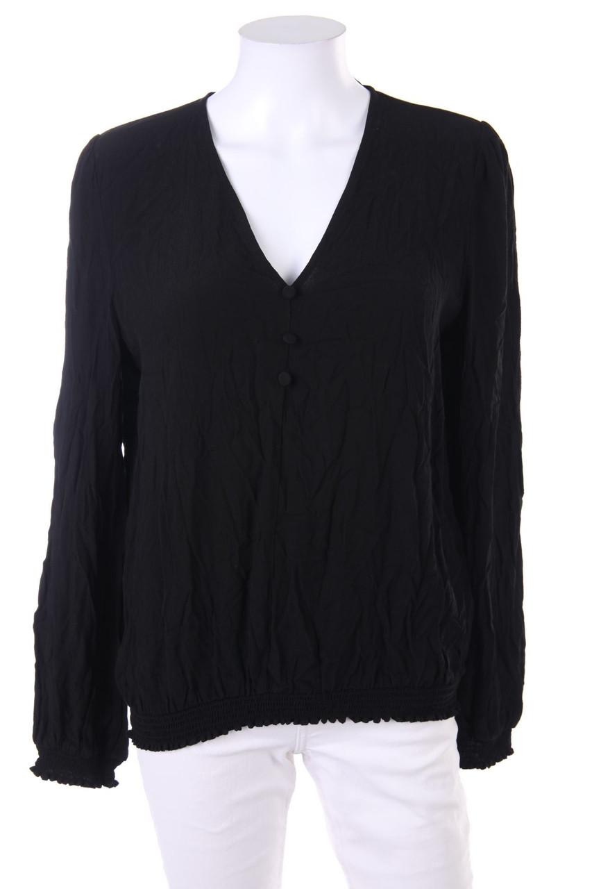 ESPRIT de corp - Bluse aus Viskose mit Schmuck-Knöpfen - M