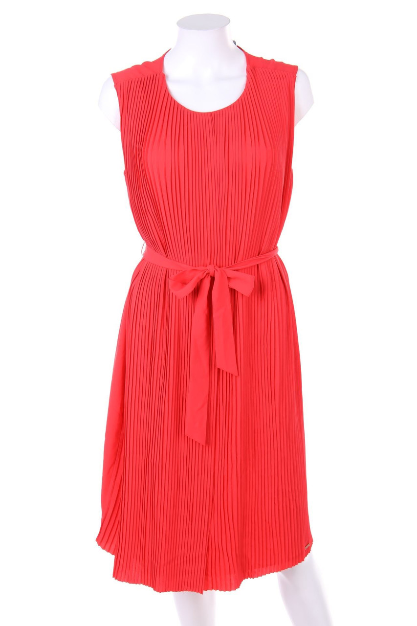 TAIFUN - Plissee-Abendkleid mit Gürtel - D 42