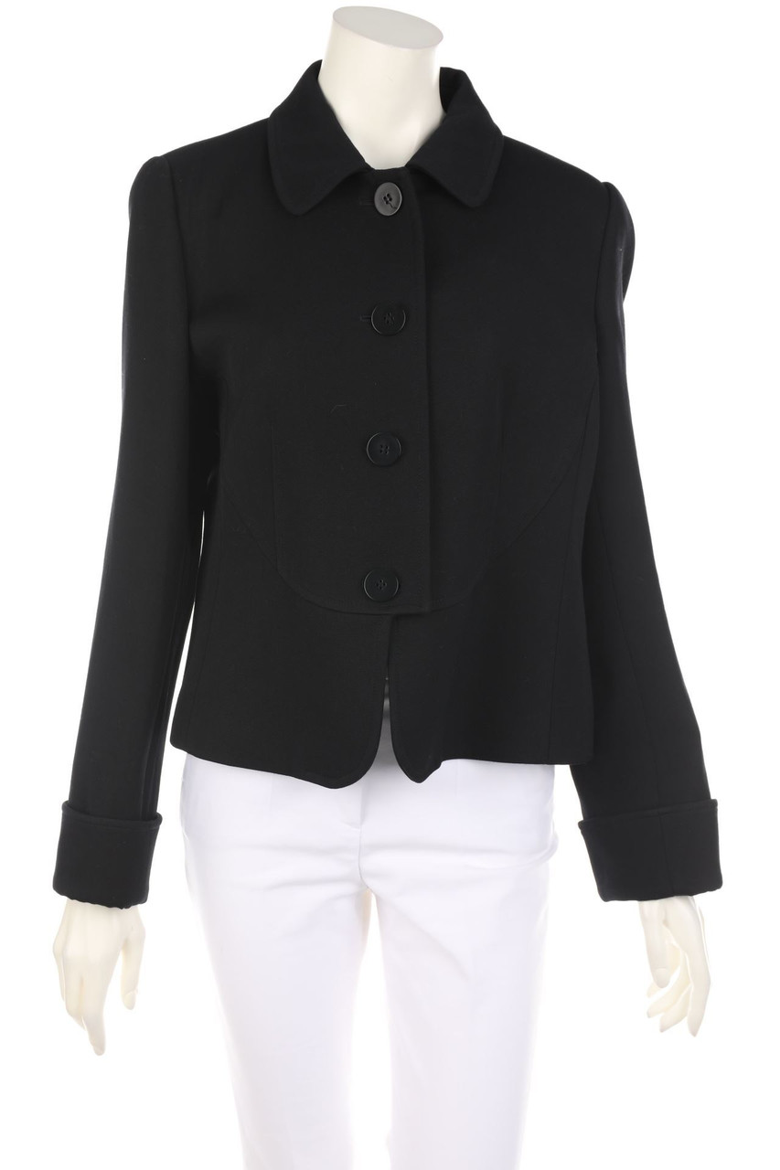 ARMANI COLLEZIONI - Blazer-Jacke aus Schurwolle mit Seide - D 40