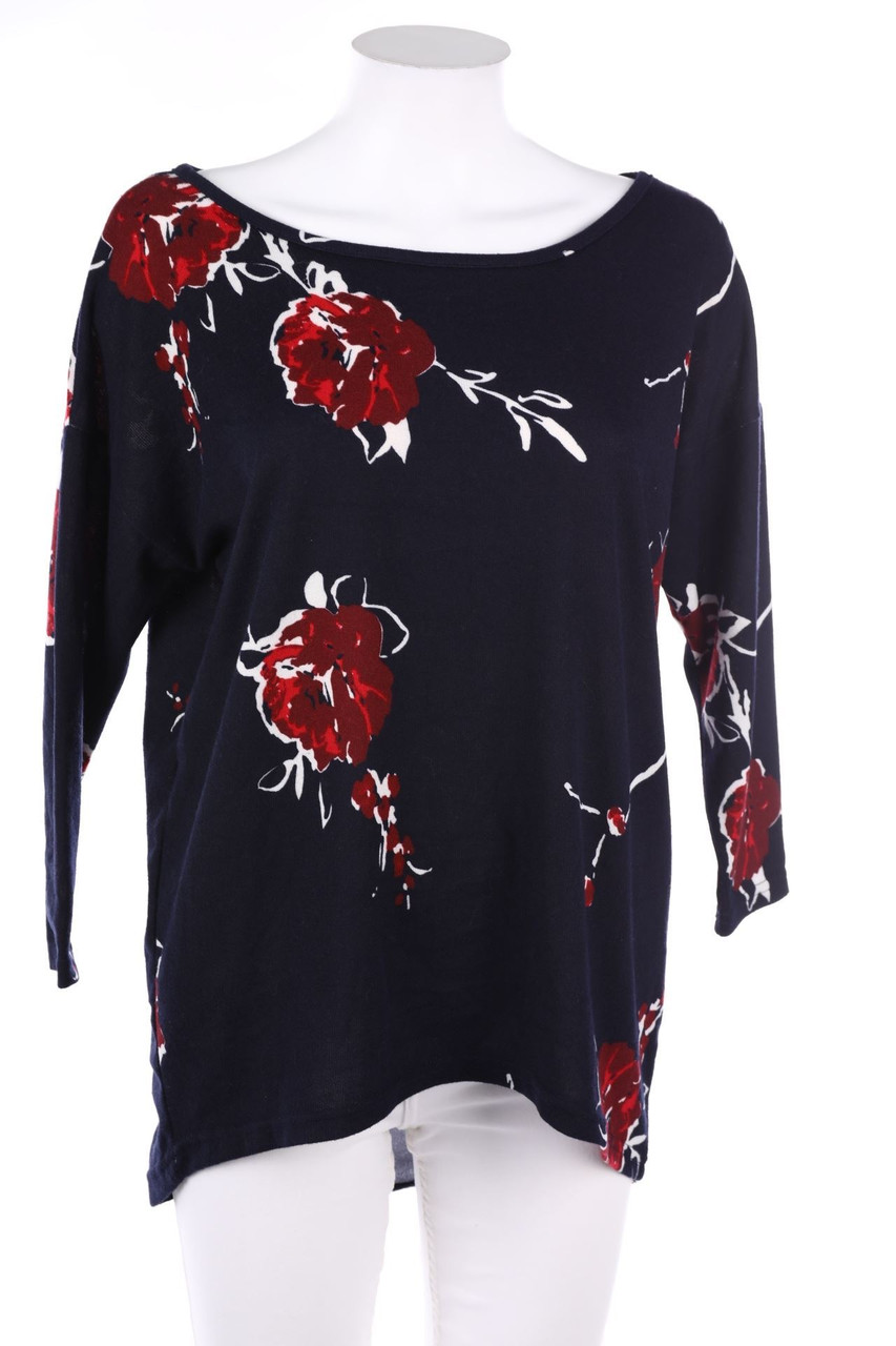 ONLY - Shirt mit Blumen-Print - S