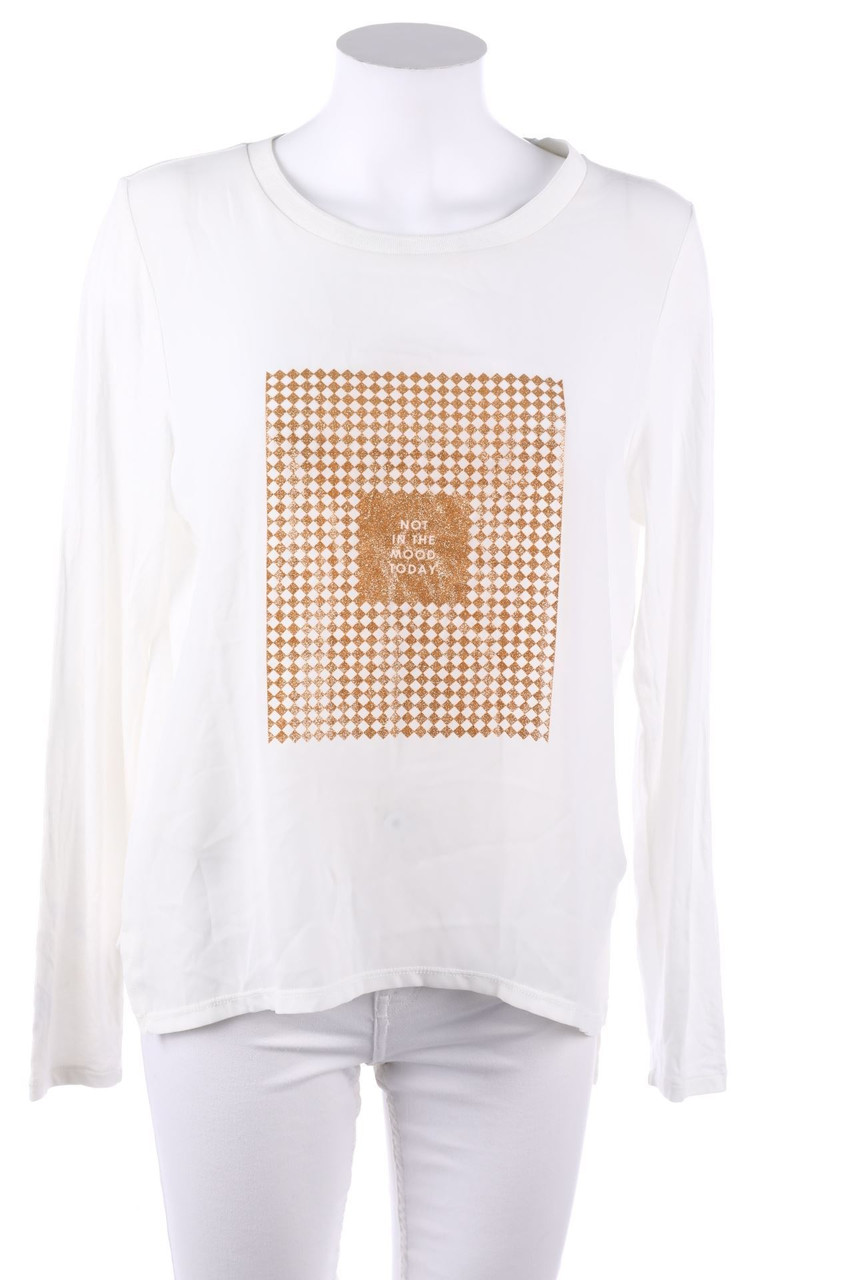 BROADWAY - Print-Longsleeve-Shirt mit Glitzer - S