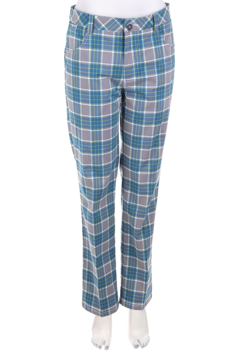 PUMA - Karo-Hose mit Logo-Stickerei - W30